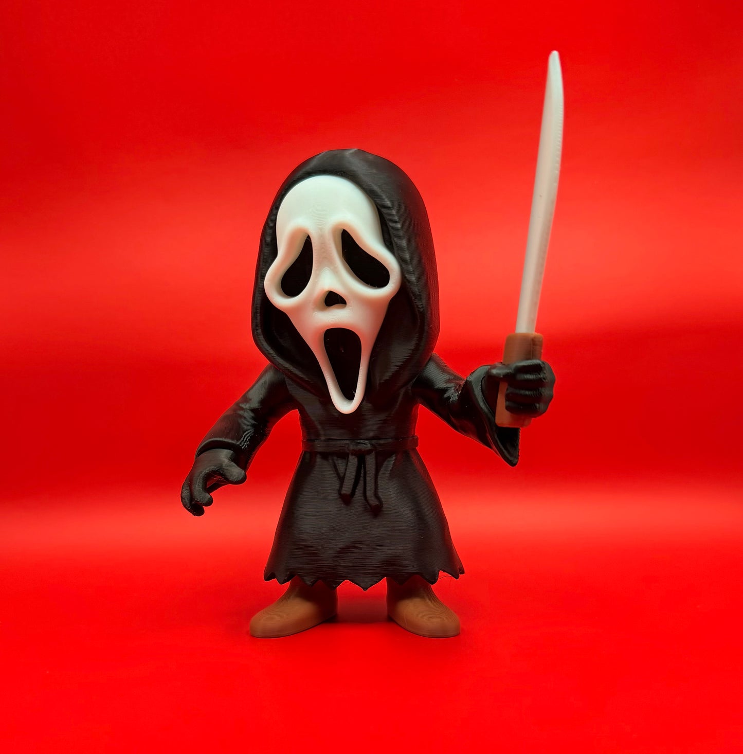Ghostface Scream Character β Fan Art 3D Printed Horror Toy