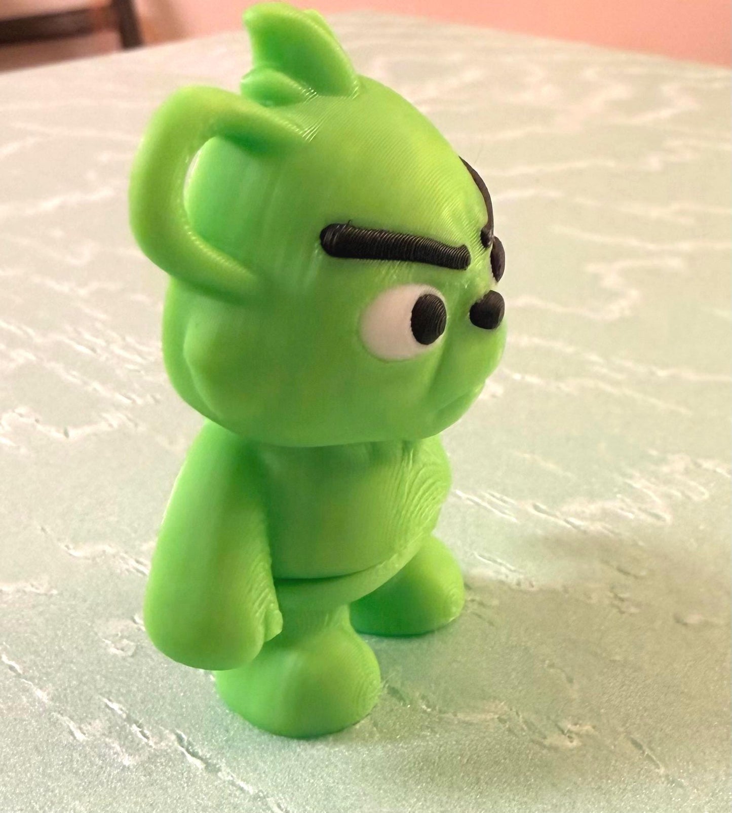 Flexi Grinch – The Bendable Holiday Grump! 3D Printed Christmas Figure | Funny Gift | Poseable Christmas Toy