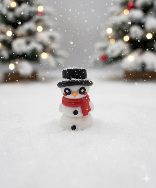 Flexi Snowman – 3D Printed Christmas Toy |Adorable Stocking Stuffer