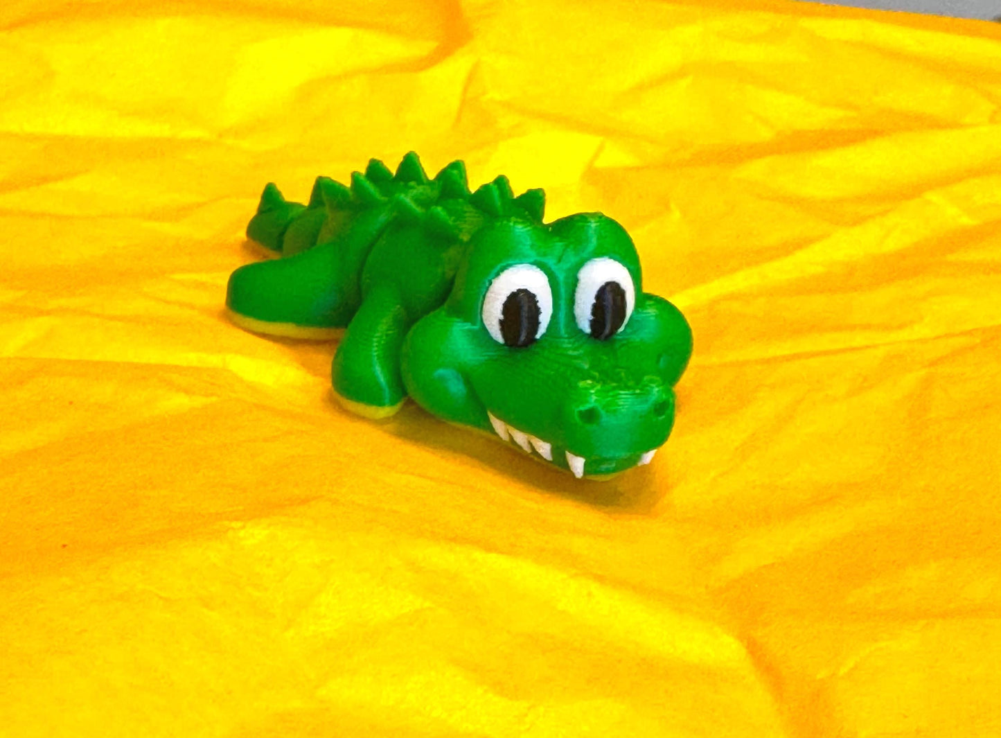 3D Printed Flexi Crocodile: Articulated Fidget Toy