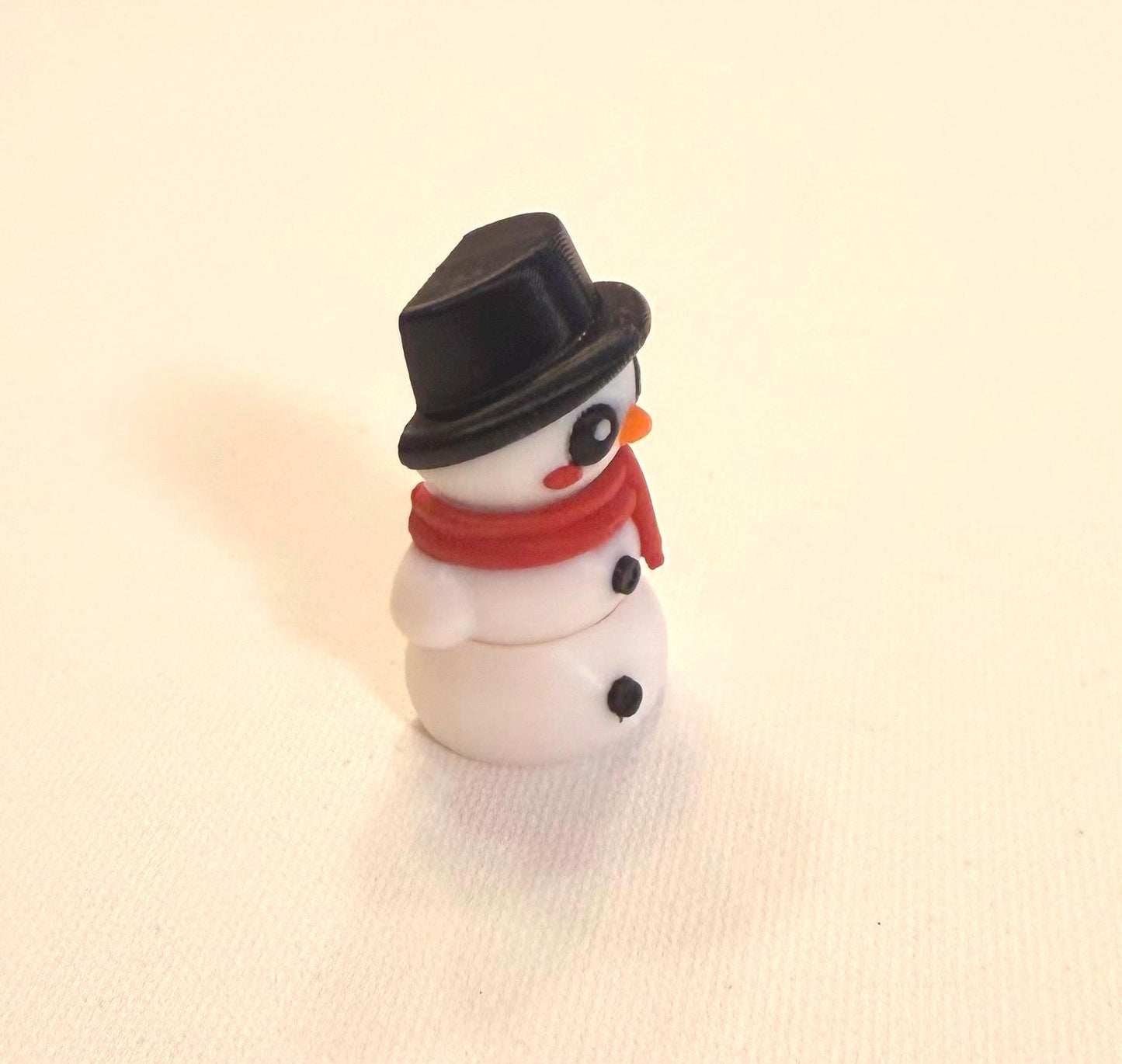 Flexi Snowman – 3D Printed Christmas Toy |Adorable Stocking Stuffer