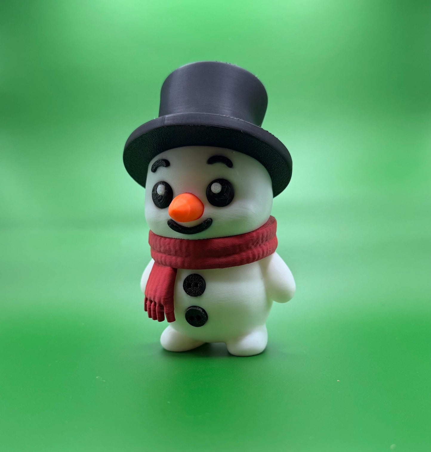 5” 3D Printed Snowman – Holiday Decoration - Christmas Figurine