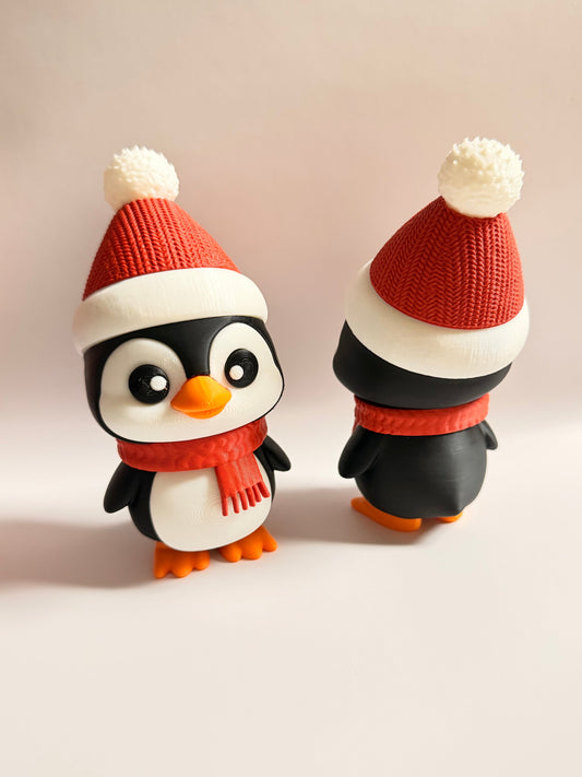 Christmas Penguin – 5” Tall Holiday Penguin Decor