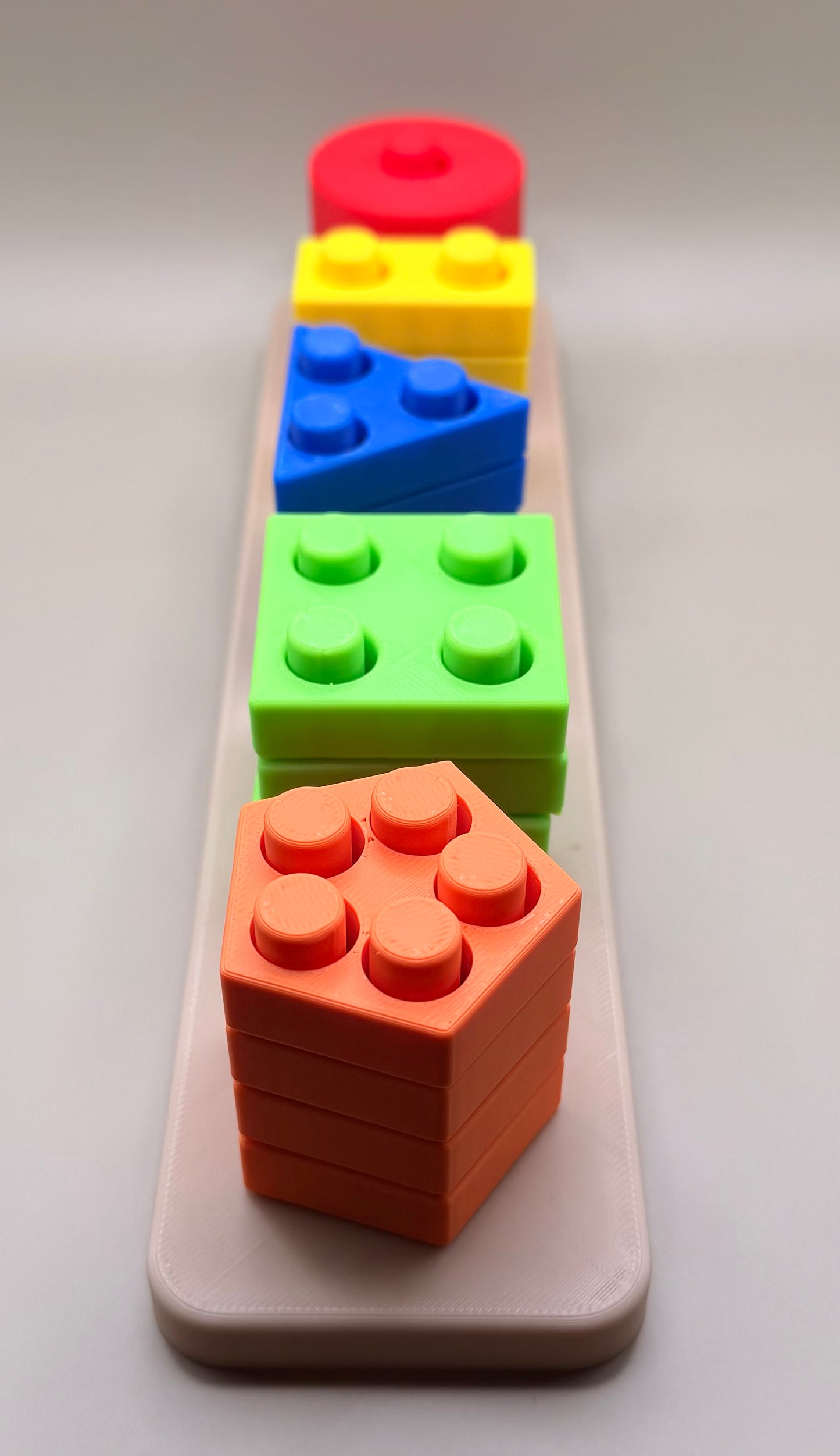 Montessori Shape & Color Sorting Game – Educational Stacking Blocks for Kids