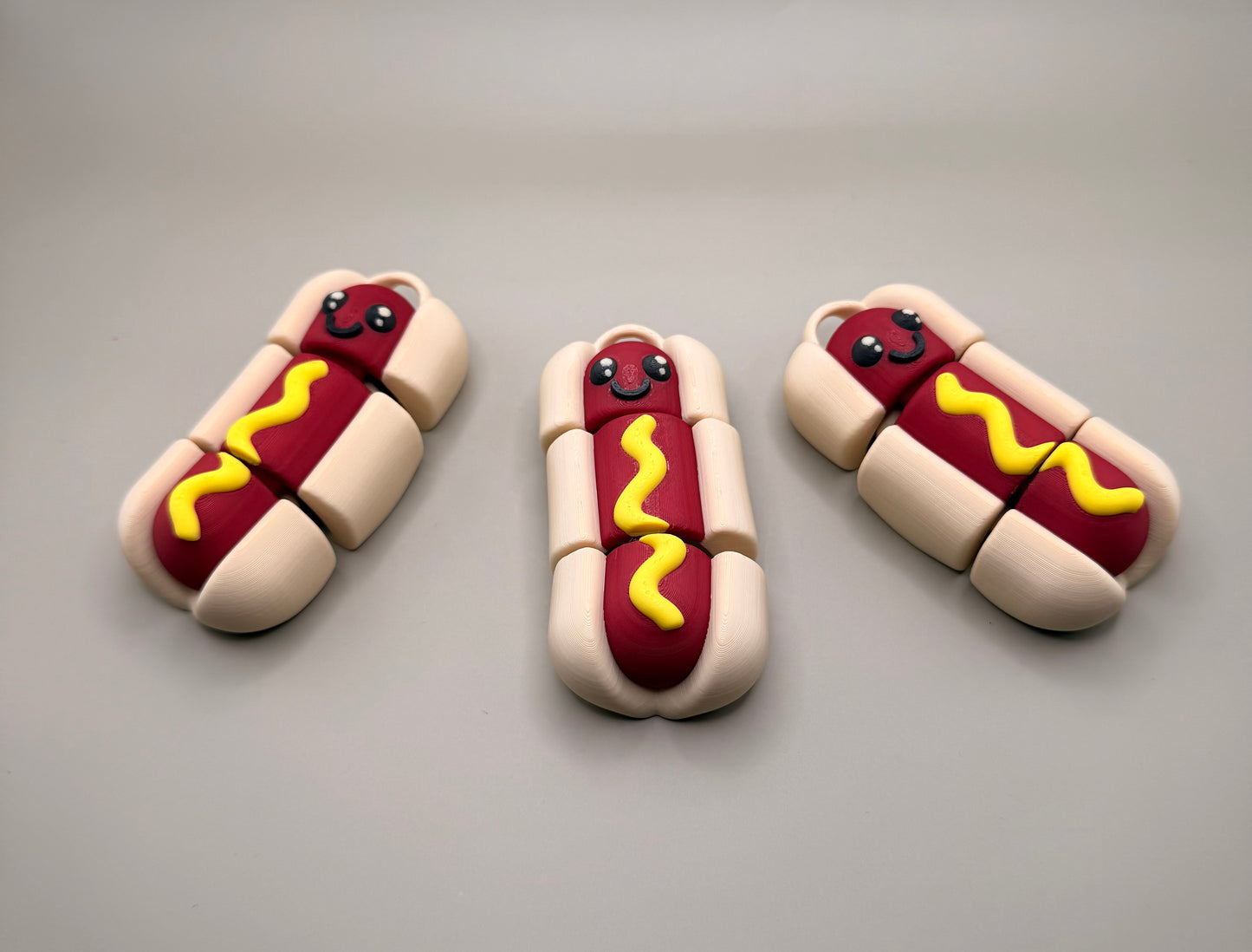 Flexi Hotdog – Articulated 3D Printed Hot Dog Fidget Toy