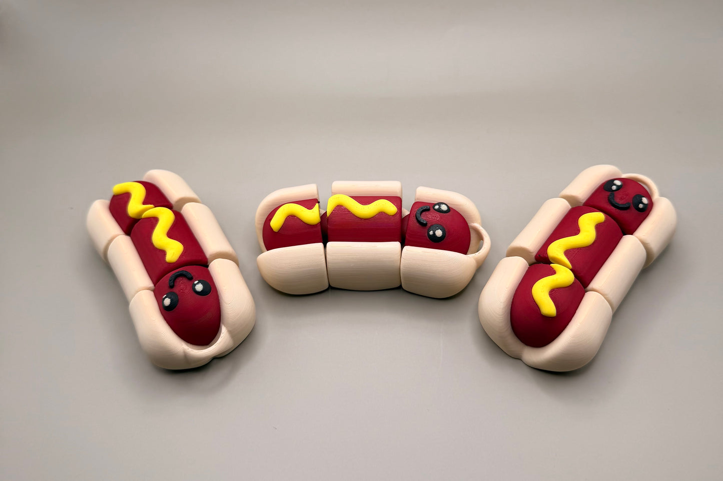 Flexi Hotdog – Articulated 3D Printed Hot Dog Fidget Toy