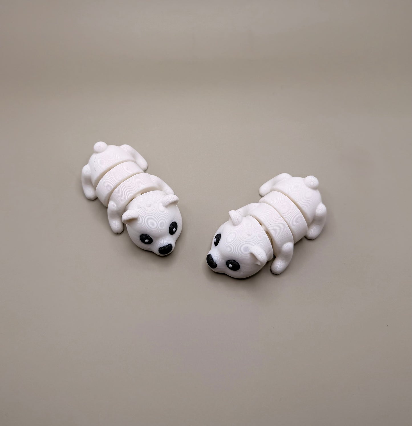 Articulated Polar and Panda Bear Fidget Toy – 3D Printed Desk Companions