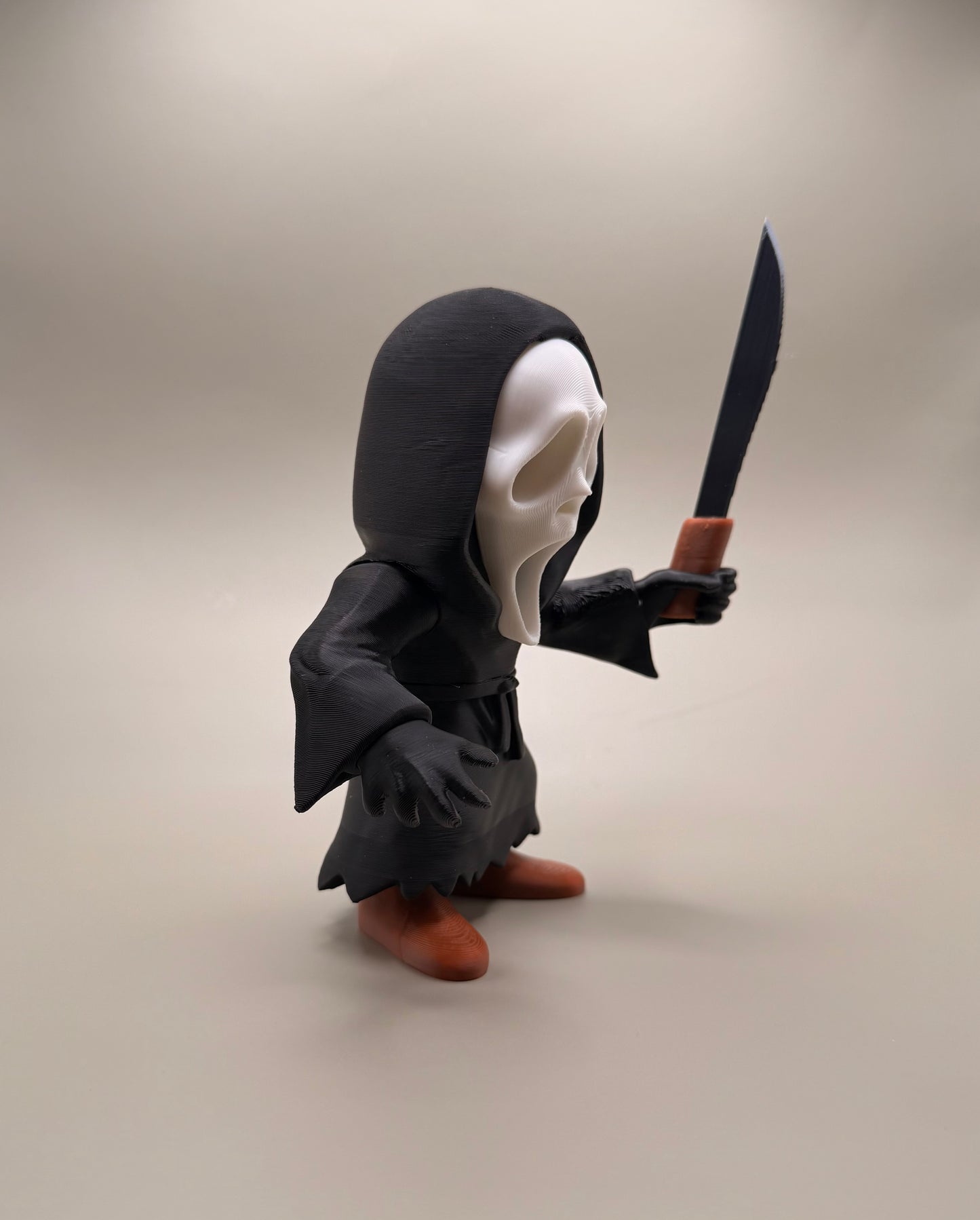 Ghostface Scream Character – Fan Art 3D Printed Horror Toy